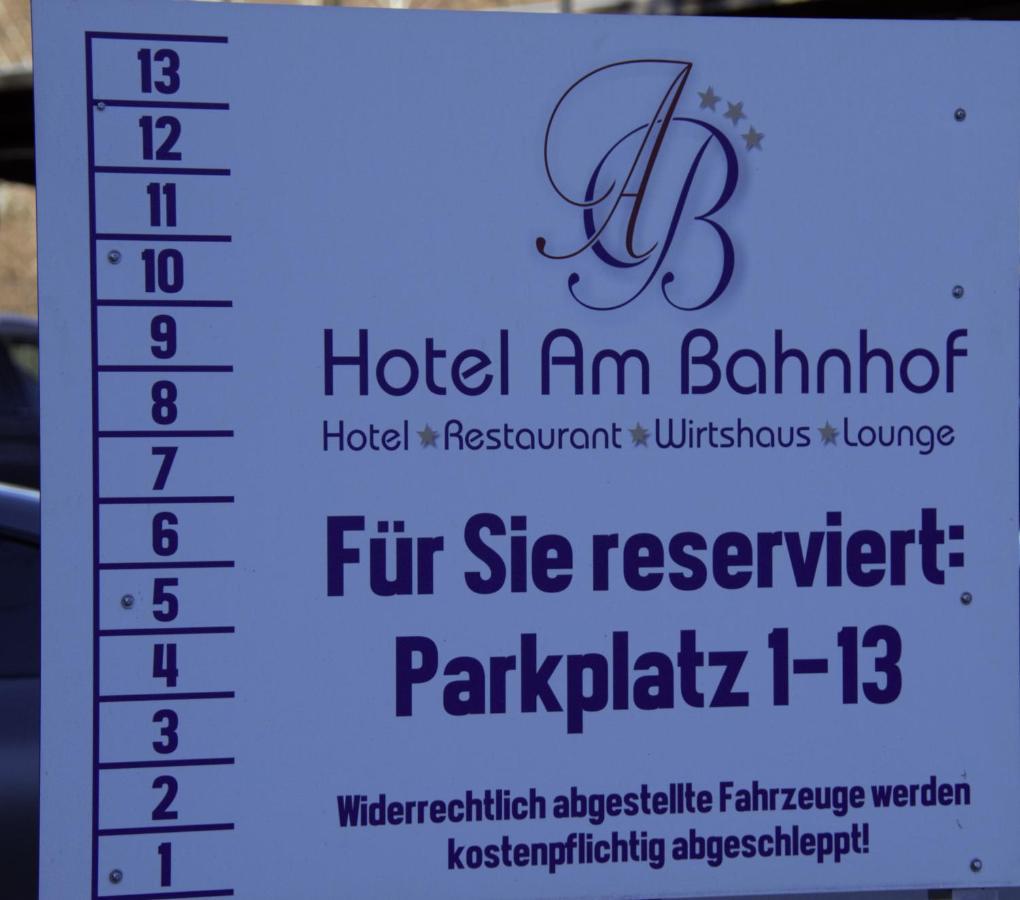 Hotel Am Bahnhof Weilburg Exteriör bild